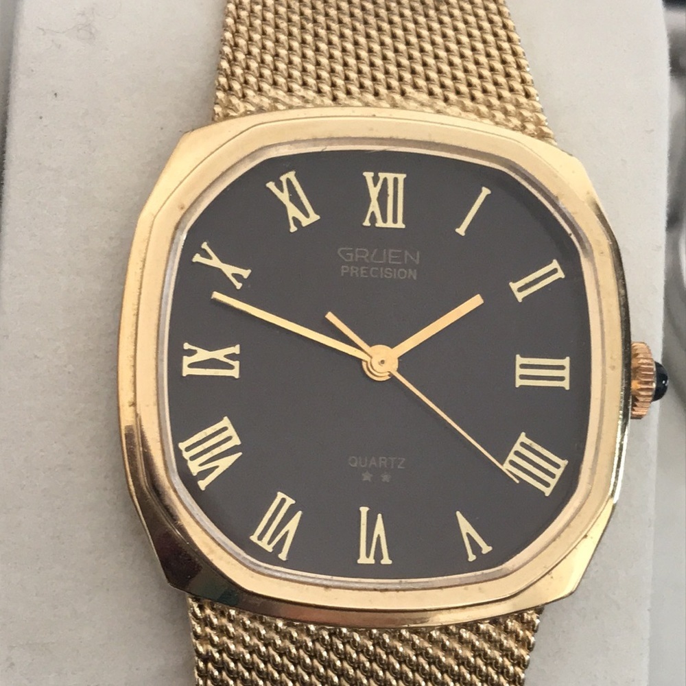 GRUEN PRECISION QUARTZ SWITZERLAND WATCH UNISEX